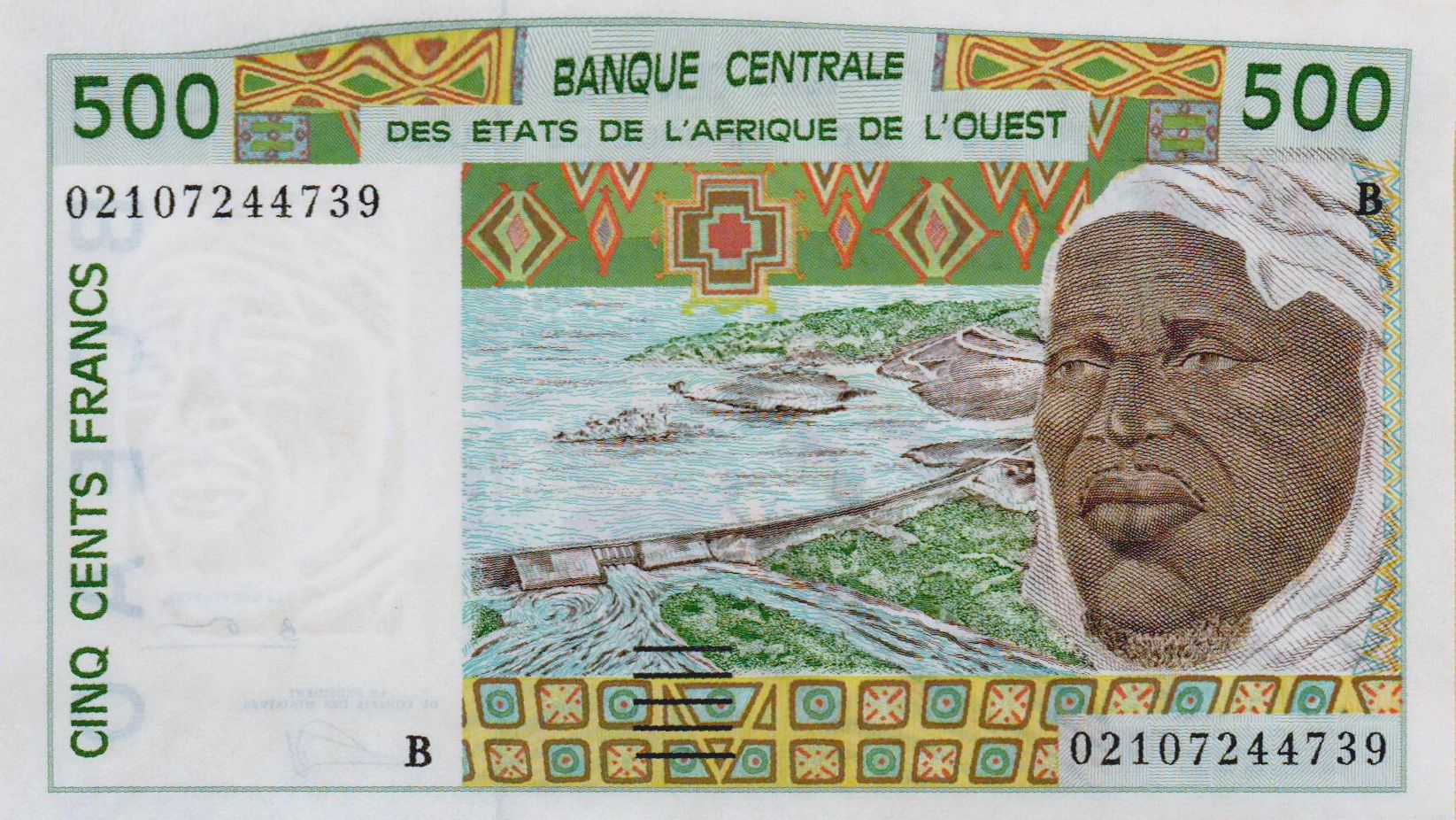 Benin (W.A.S) 500 2002 UNC P-210B/n